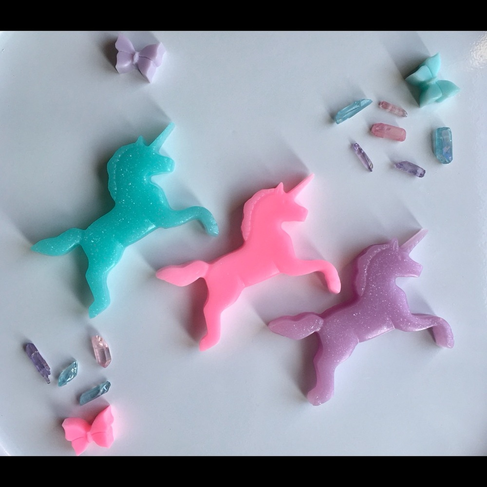Glitter Unicorn Soap Bar Set